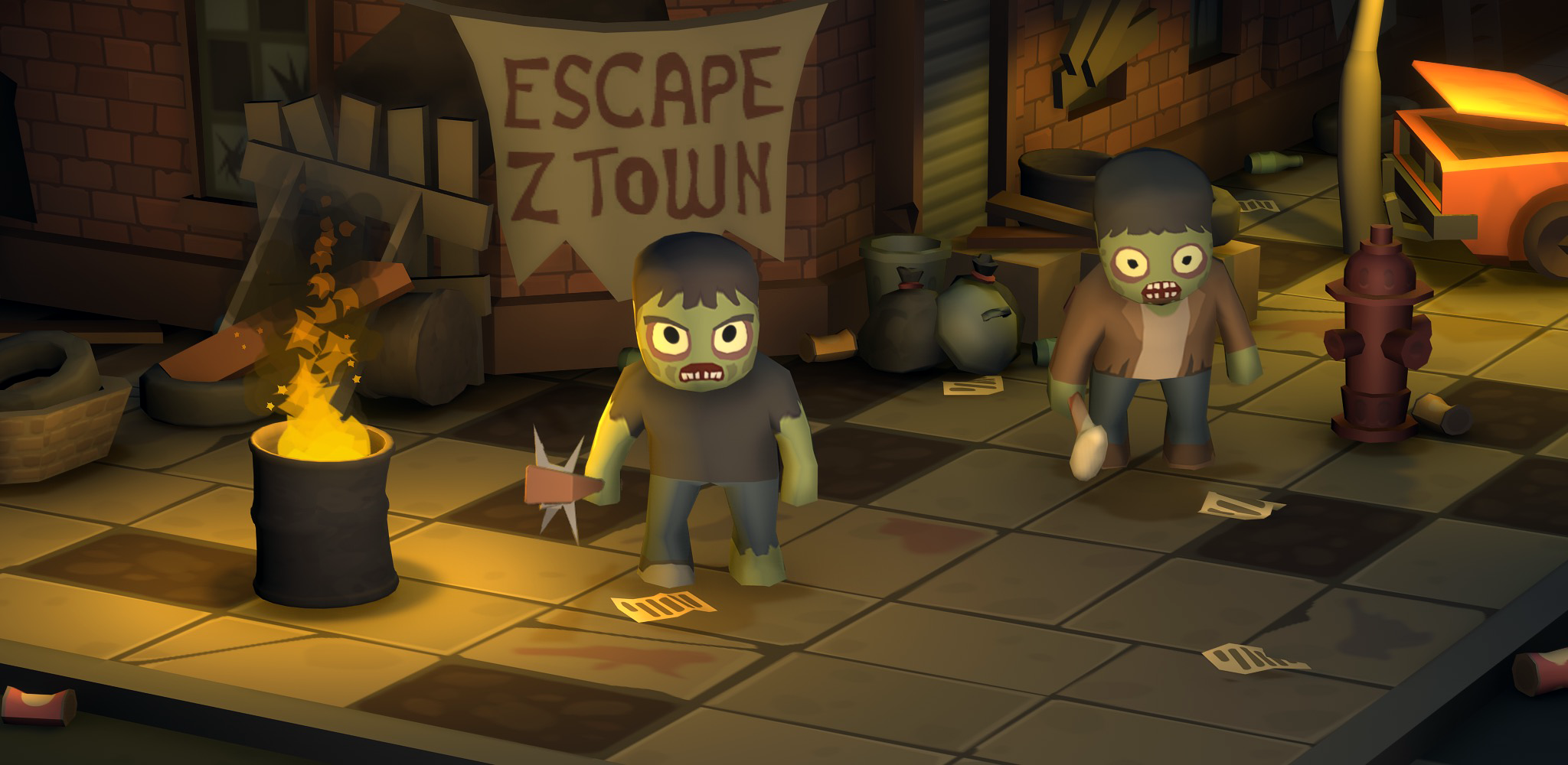 Slide 2 game escape z town